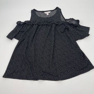 LC Lauren Conrad Cold Shoulder Top sz Small
